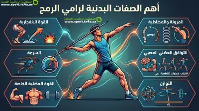 أهم الصفات البدنية لرامي الرمح